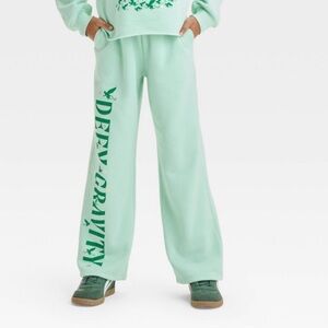 Wicked Elphaba sweatpants in mint green